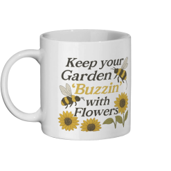 Your Garden Smiles With Flowers 101 Coffee Mug - White
