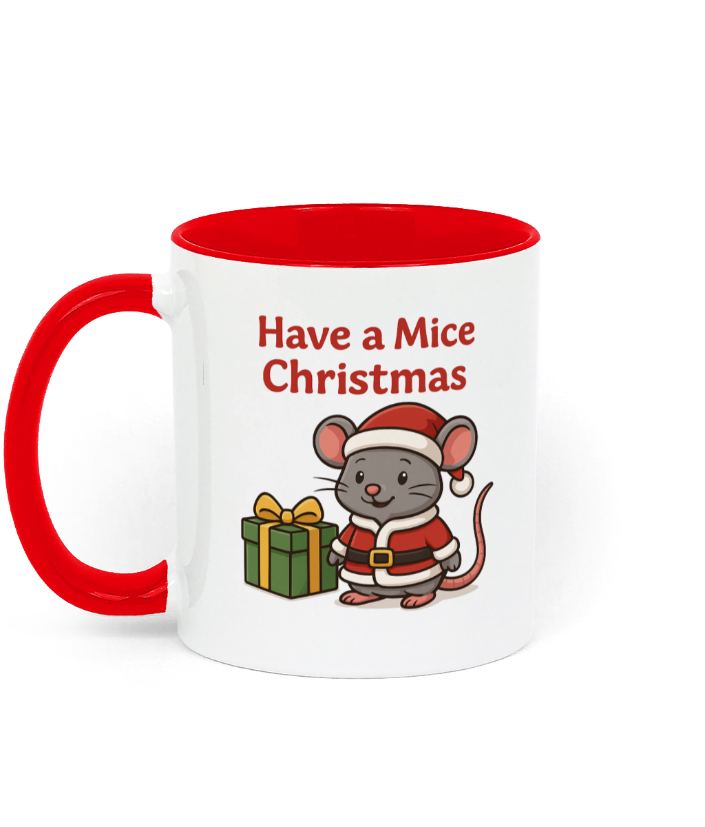 Merry Christmas Mouse Coffee Mug - White Merry Christmas Mouse Coffee Mug - White