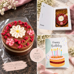 Chocolate Birthday Box Card