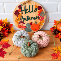 Crochet pumpkins