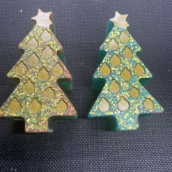 Resin set of 2 Christmas trees 1 Resin set of 2 Christmas trees 1