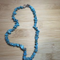 Turquoise chip crystal nacklace 1 Turquoise chip crystal nacklace 1