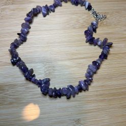 Amethyst crystal necklace 1