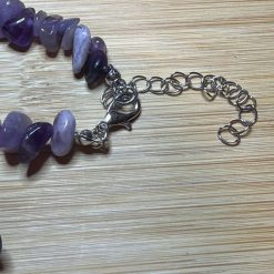 Amethyst crystal necklace 2