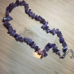 Amethyst crystal necklace 3