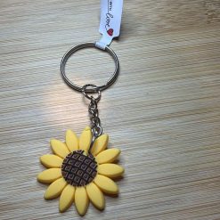 Sunflower keyring