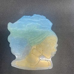 Resin lady coaster