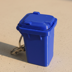 Wheelie Bin Keyring