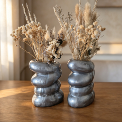 Stack of stones style planter