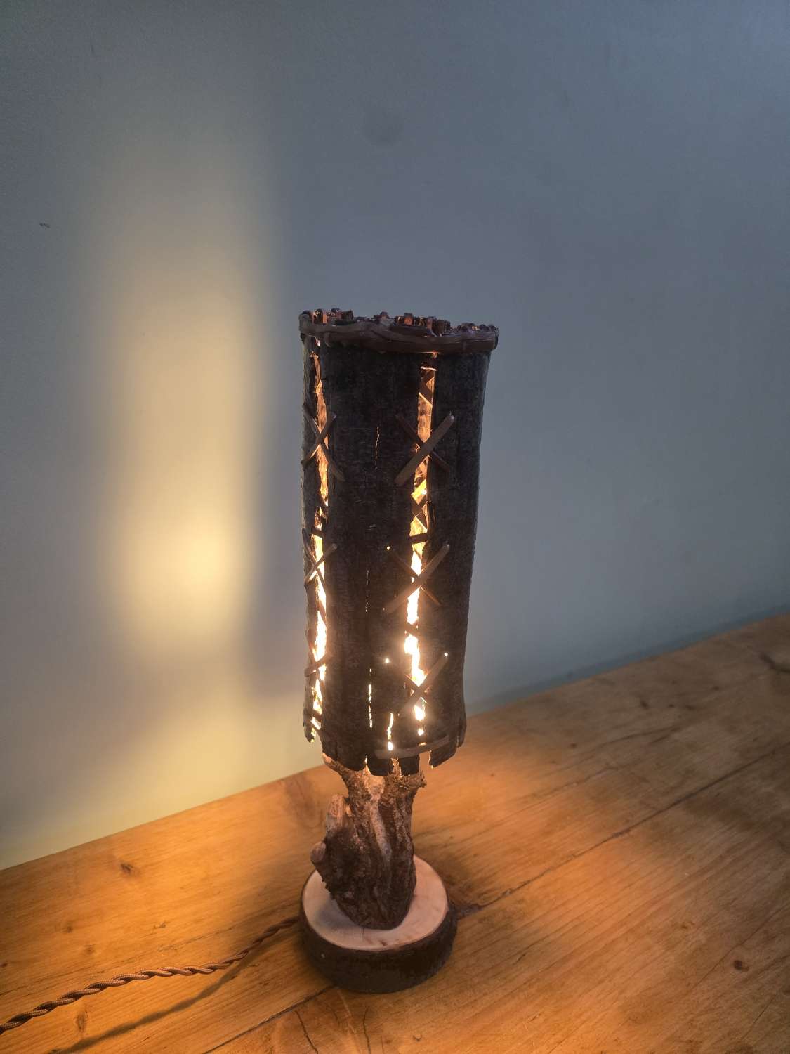 Natural Home Made Table Lamp Natural Home Made Table Lamp