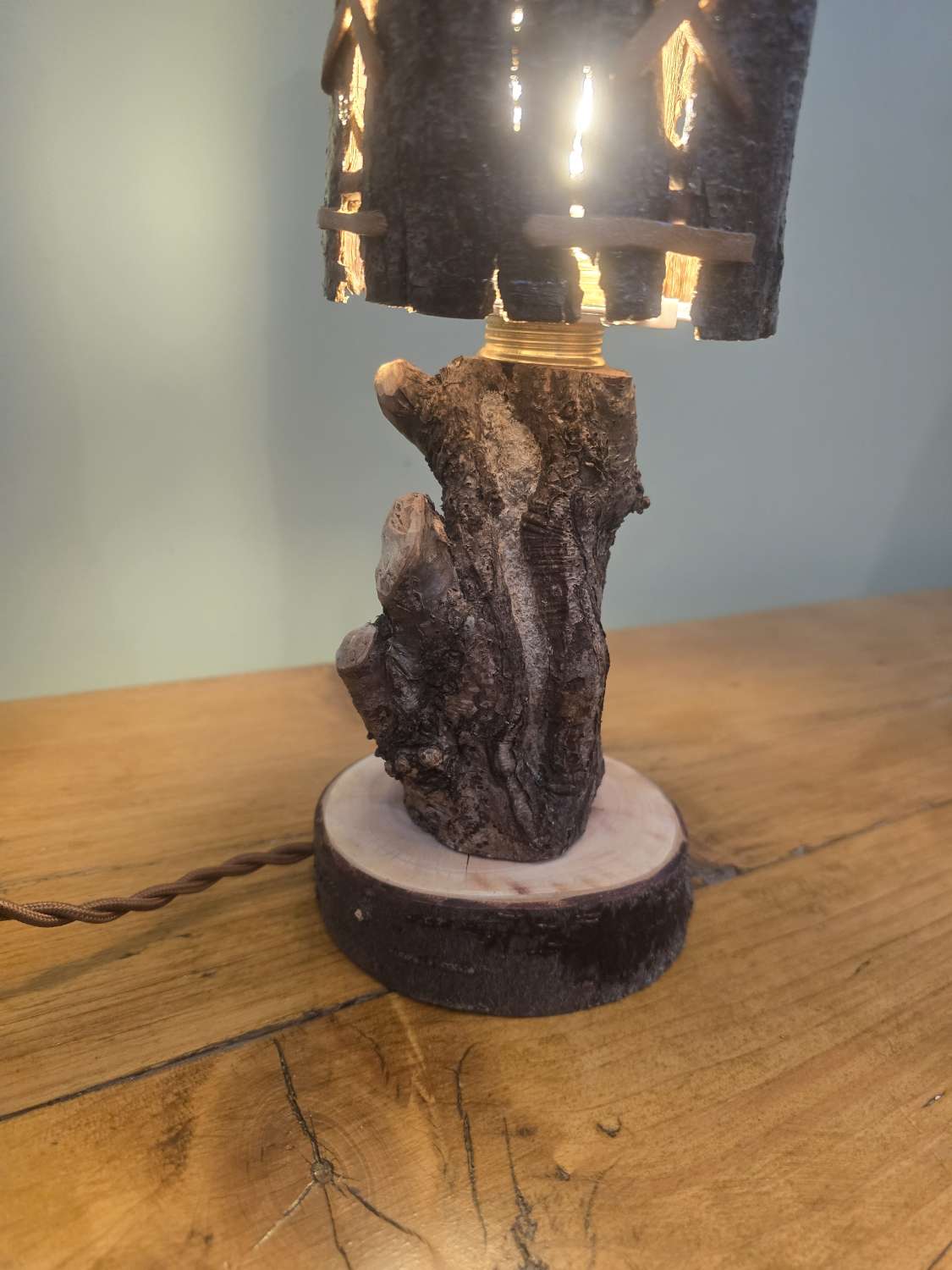 Natural Home Made Table Lamp Natural Home Made Table Lamp