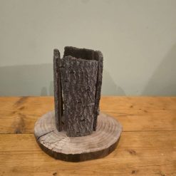 Rustic handcrafted Tree Bark Table/Bedside Lamp 3 Rustic handcrafted Tree Bark Table/Bedside Lamp 3