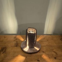 Rustic handcrafted Tree Bark Table/Bedside Lamp 5 Rustic handcrafted Tree Bark Table/Bedside Lamp 5