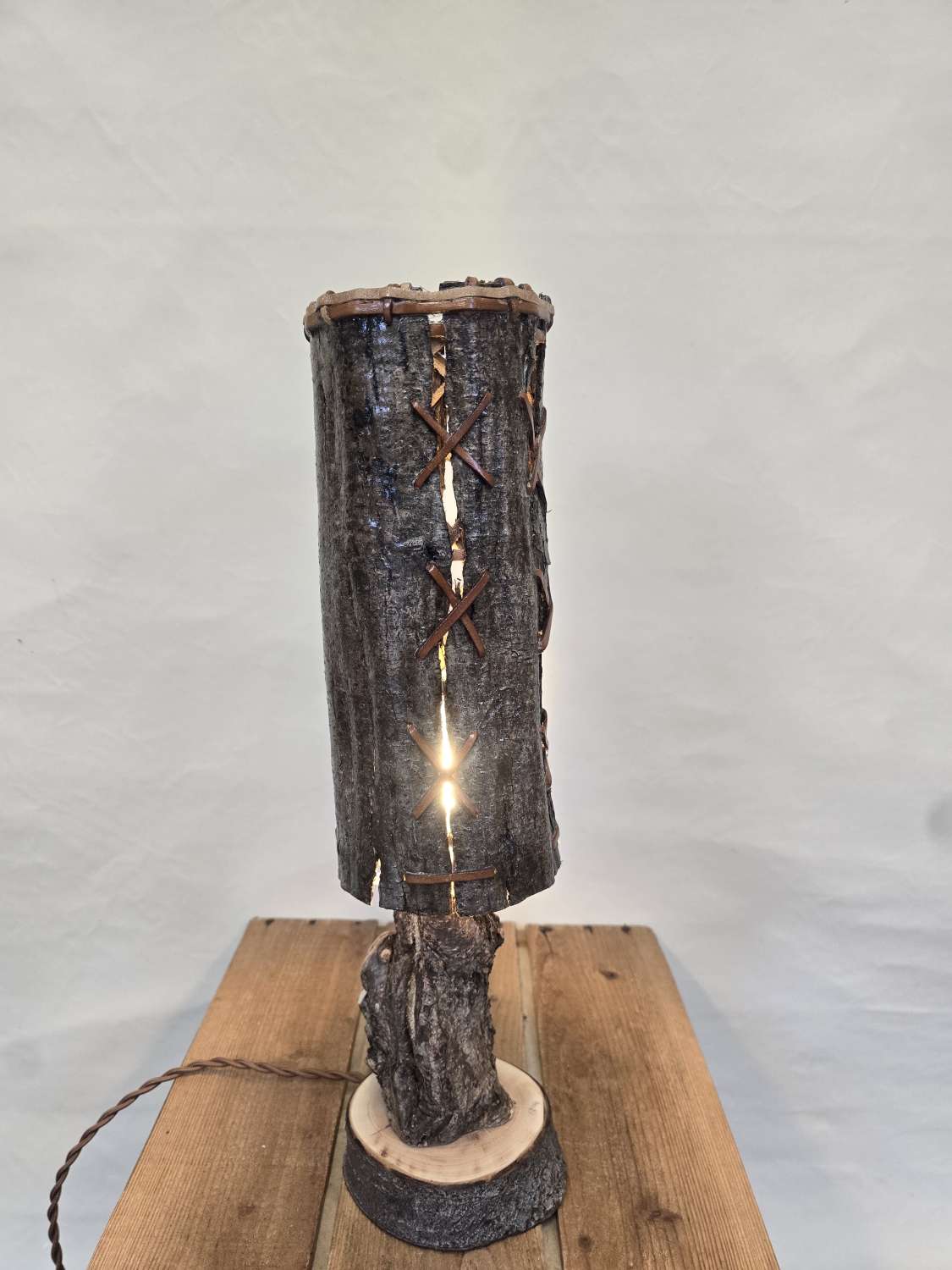 Natural Home Made Table Lamp Natural Home Made Table Lamp