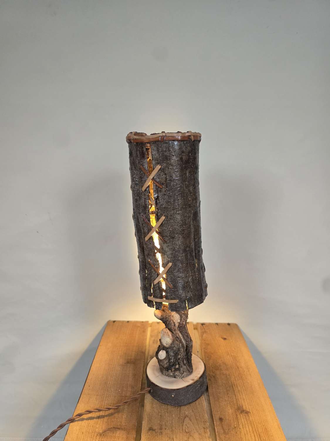 Natural Home Made Table Lamp Natural Home Made Table Lamp