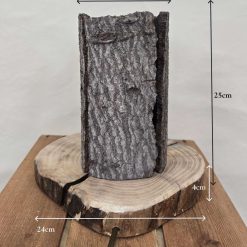 Rustic handcrafted Tree Bark Table/Bedside Lamp 9 Rustic handcrafted Tree Bark Table/Bedside Lamp 9