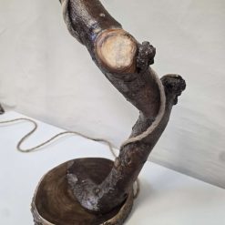 Handmade rustic wooden freestanding lamp 5 Handmade rustic wooden freestanding lamp 5