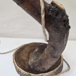 Handmade rustic wooden freestanding lamp 8 Handmade rustic wooden freestanding lamp 8
