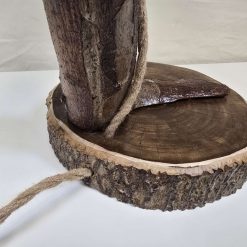 Handmade rustic wooden freestanding lamp 9 Handmade rustic wooden freestanding lamp 9