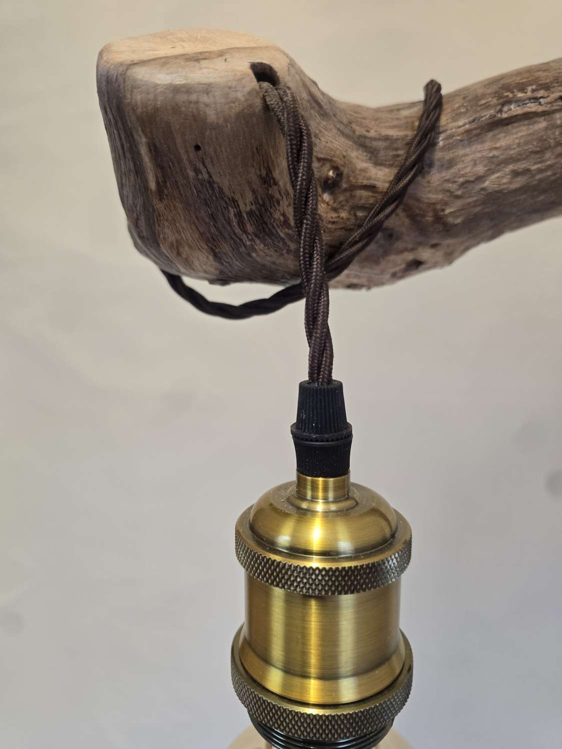 Rustic handcrafted wooden freestanding or table lamp Rustic handcrafted wooden freestanding or table lamp