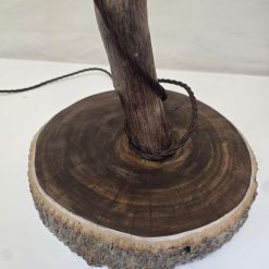 Rustic handcrafted wooden freestanding or table lamp 5 Rustic handcrafted wooden freestanding or table lamp 5