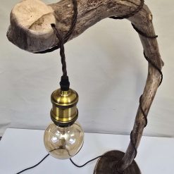 Rustic handcrafted wooden freestanding or table lamp 6 Rustic handcrafted wooden freestanding or table lamp 6