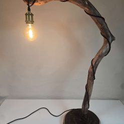 Rustic handcrafted wooden freestanding or table lamp 7 Rustic handcrafted wooden freestanding or table lamp 7