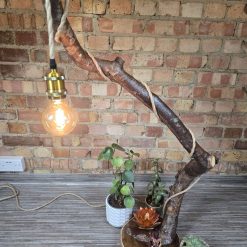 Handmade rustic wooden freestanding lamp 11 Handmade rustic wooden freestanding lamp 11