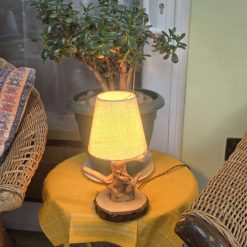 Rustic Handmade Wooden bedside / Table lamp 2 Rustic Handmade Wooden bedside / Table lamp 2
