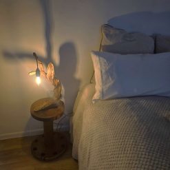 Rustic flowing wooden bedside lamp 4 Rustic flowing wooden bedside lamp 4