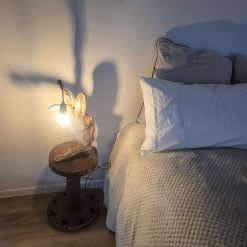 Rustic flowing wooden bedside lamp 5 Rustic flowing wooden bedside lamp 5