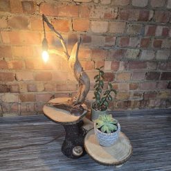 Rustic flowing wooden bedside lamp 6 Rustic flowing wooden bedside lamp 6