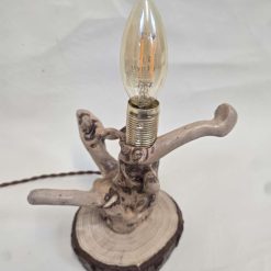Rustic Handmade Wooden bedside / Table lamp 7 Rustic Handmade Wooden bedside / Table lamp 7