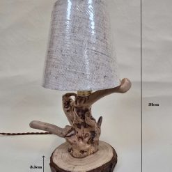 Rustic Handmade Wooden bedside / Table lamp 8 Rustic Handmade Wooden bedside / Table lamp 8