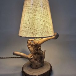 Rustic Handmade Wooden bedside / Table lamp 9 Rustic Handmade Wooden bedside / Table lamp 9