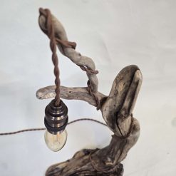 Rustic flowing wooden bedside lamp 9 Rustic flowing wooden bedside lamp 9