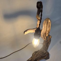 Rustic flowing wooden bedside lamp 2 Rustic flowing wooden bedside lamp 2