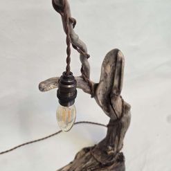 Rustic flowing wooden bedside lamp 3 Rustic flowing wooden bedside lamp 3