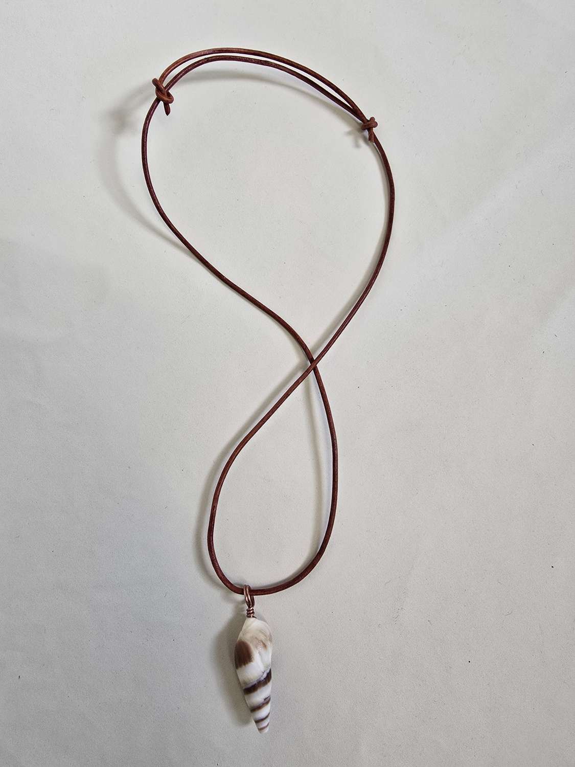 Copper Wrapped Shell Pendant/Necklace -Indiv.priced Copper Wrapped Shell Pendant/Necklace -Indiv.priced