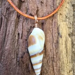 Copper Wrapped Shell Pendant/Necklace -Indiv.priced 7 Copper Wrapped Shell Pendant/Necklace -Indiv.priced 7
