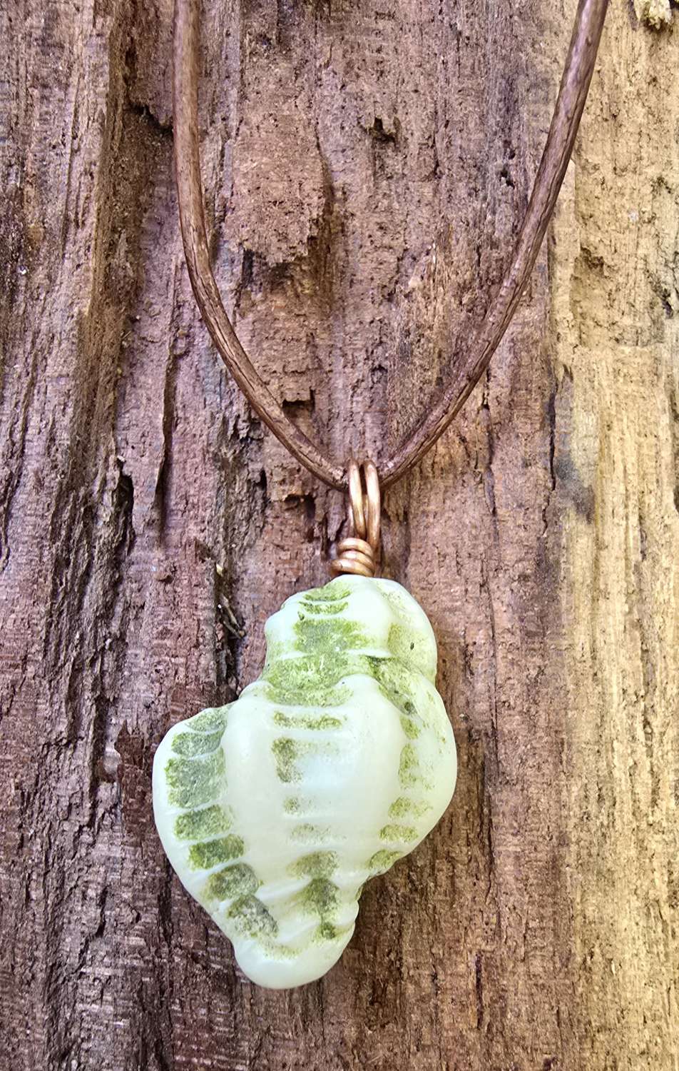 Copper Wrapped Shell Pendant/Necklace -Indiv.priced Copper Wrapped Shell Pendant/Necklace -Indiv.priced