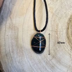 Copper Wrapped Stone Pendant/Necklace -Indiv.priced 3
