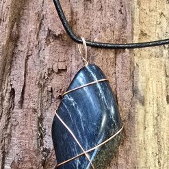 Copper Wrapped Stone Pendant/Necklace -Indiv.priced 6