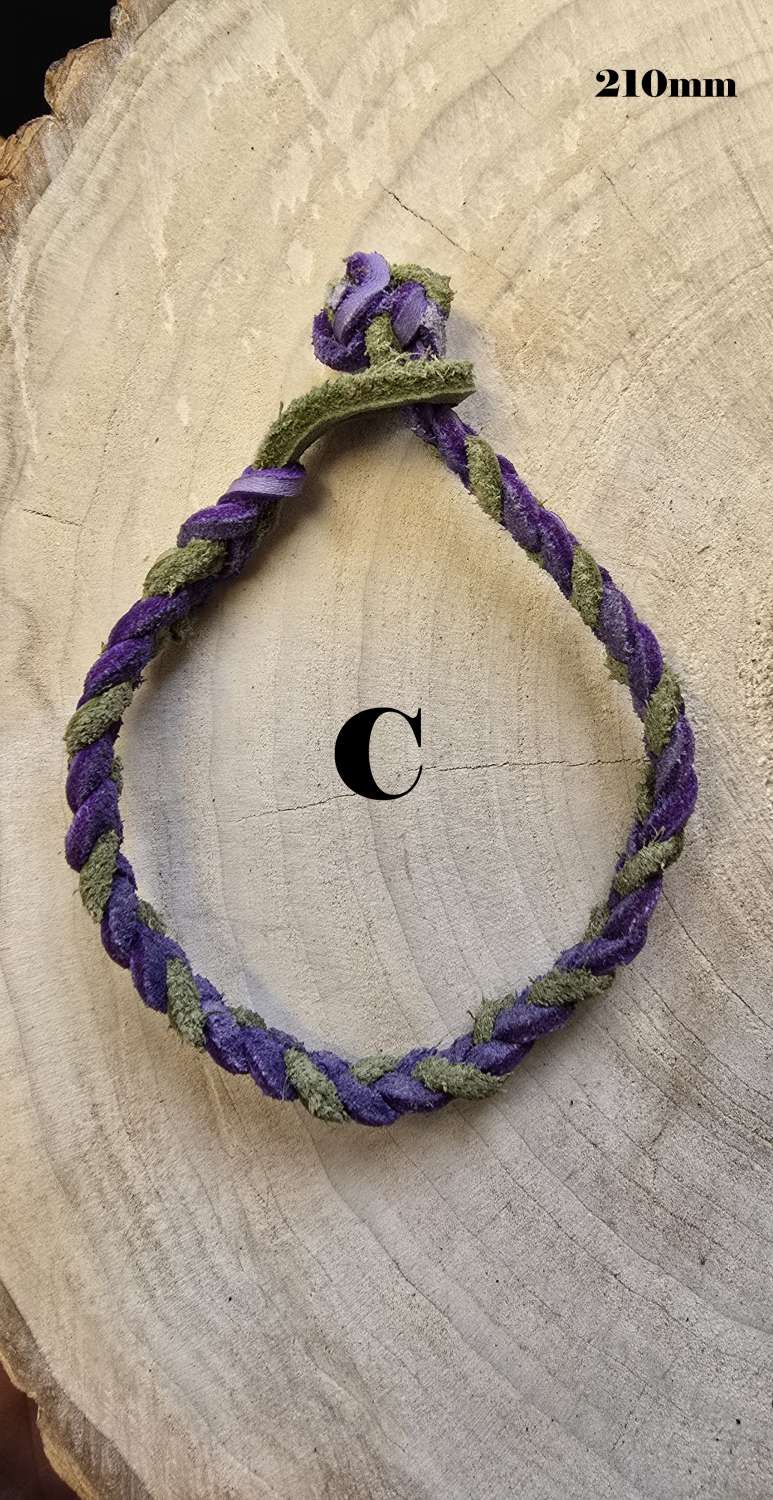 Handmade leather bracelets -Indiv.priced Handmade leather bracelets -Indiv.priced