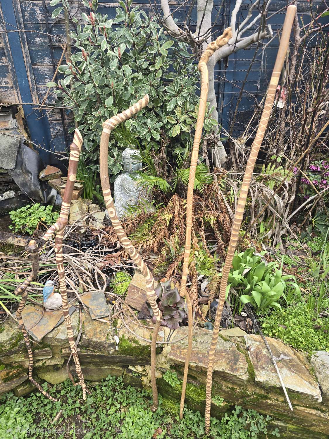 Hand carved walking sticks / Ceremonial staff - Indiv.Priced Hand carved walking sticks / Ceremonial staff - Indiv.Priced