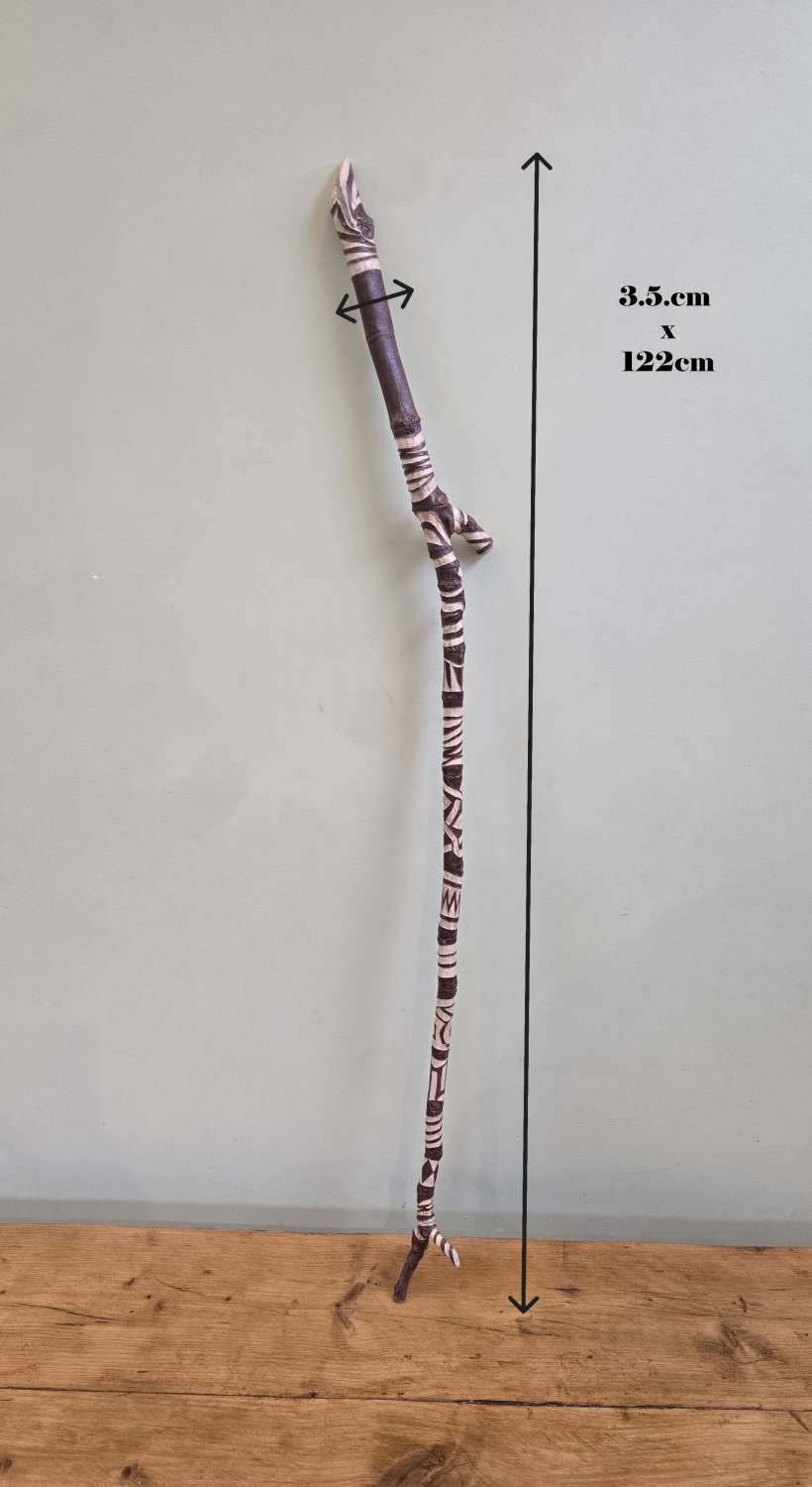Hand carved walking sticks / Ceremonial staff - Indiv.Priced Hand carved walking sticks / Ceremonial staff - Indiv.Priced