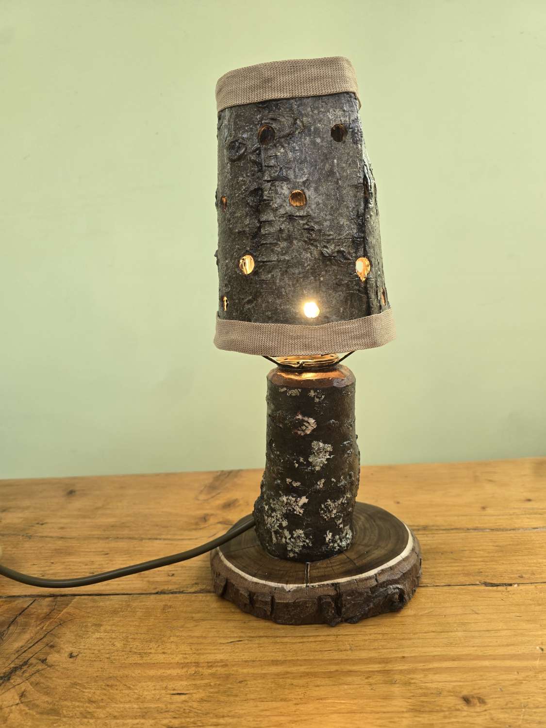 Rustic bedside or table lamp Rustic bedside or table lamp