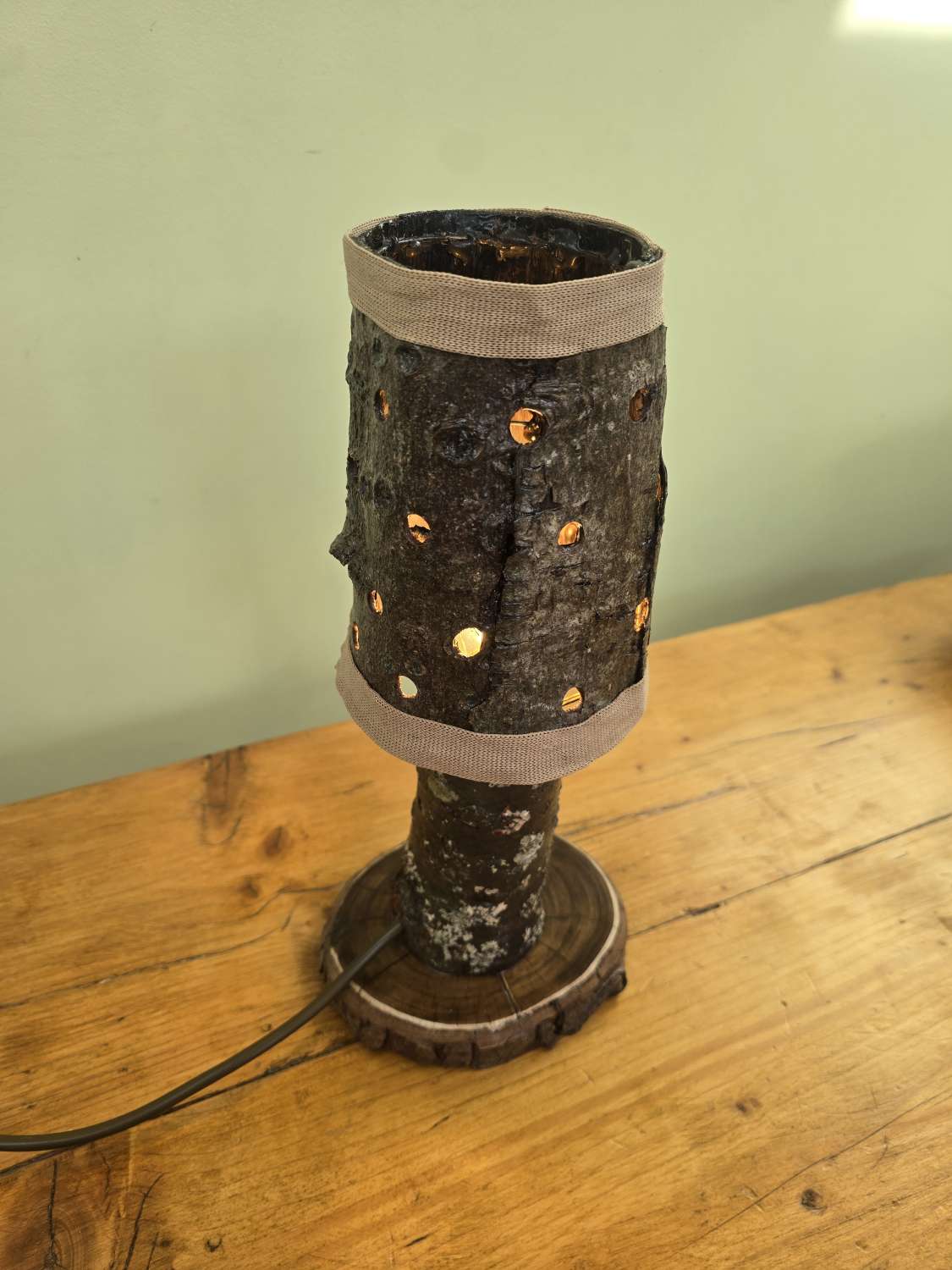 Rustic bedside or table lamp Rustic bedside or table lamp