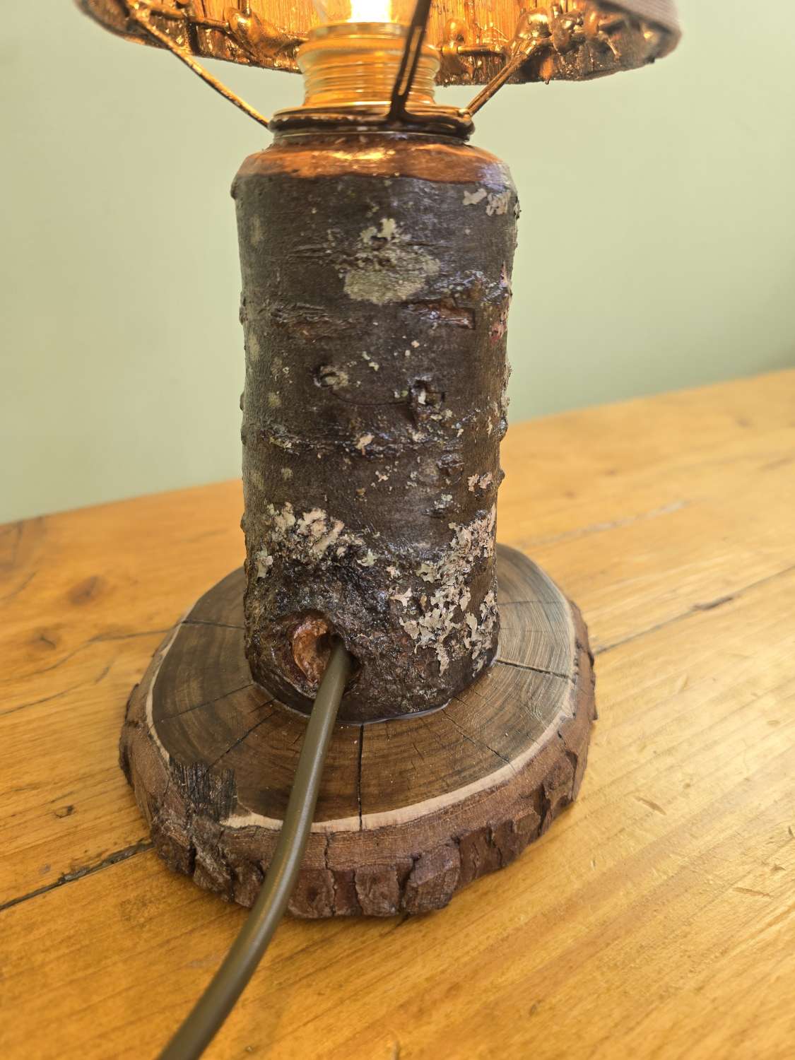 Rustic bedside or table lamp Rustic bedside or table lamp