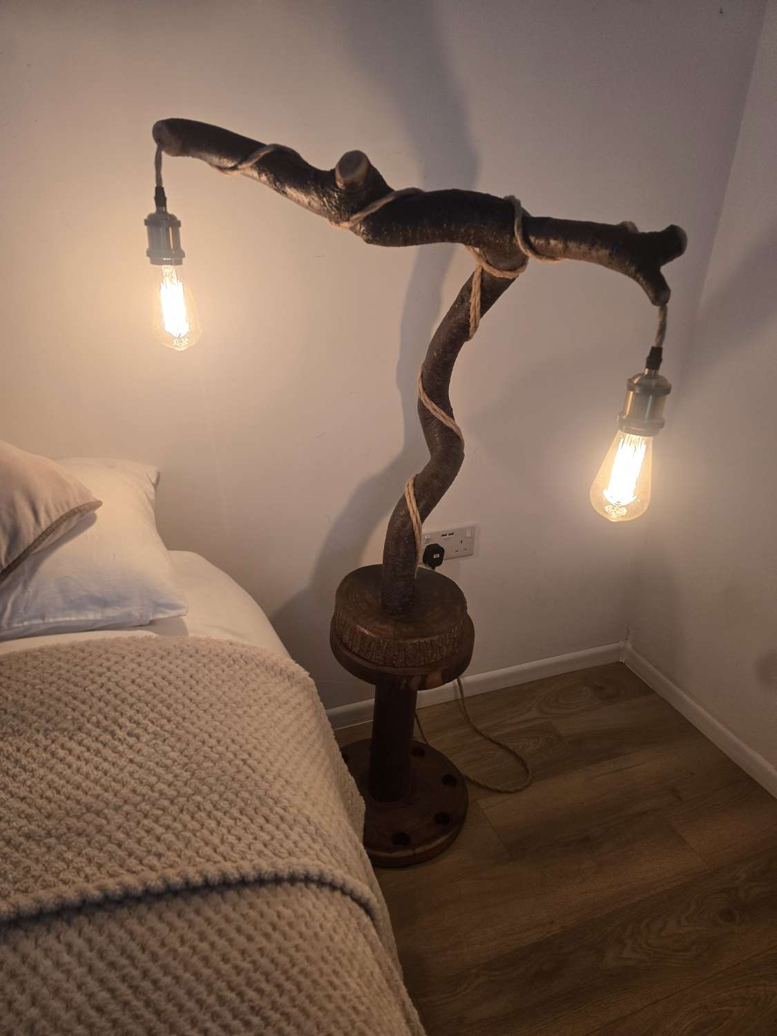 Rustic Freestanding lamp Rustic Freestanding lamp